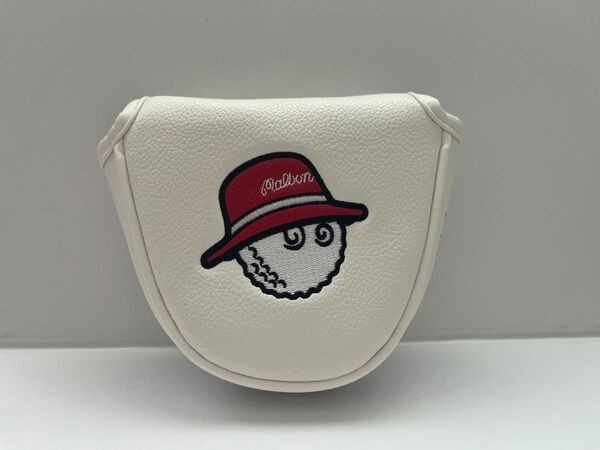ゴルフヘッドカバー パターカバー マグネット付け マレット用 帽子