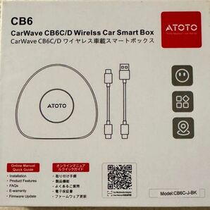 ATOTOワイヤレスCarPlay AI BOX CB6C Android 13