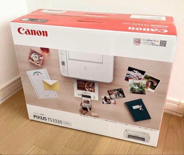 新品未開封 PIXUS プリンター TS3330 Canon インクジェットプリンター キャノン ホワイト 白 ピクサス