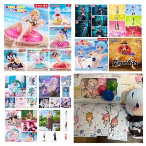 最新プライズフィギュア アニメ 美少女 プライズ フィギュア 41個まとめ売り ぷらすアニメグッズ