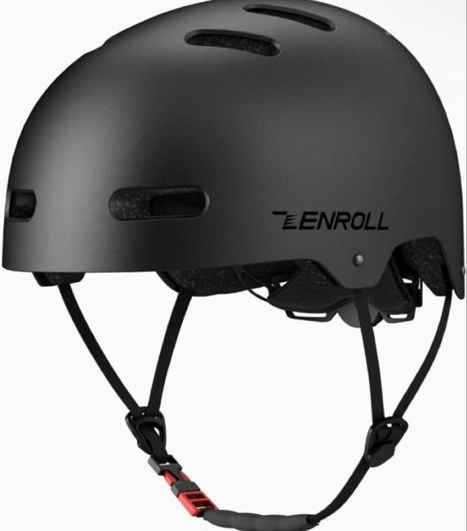 大特価ZENROLL マットブラック シティ用ヘルメット 自転車ヘルメット M 軽量 ブラック