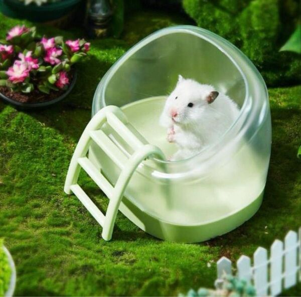 ハムスター ハウス 砂遊び お風呂 大きい 小動物 階段付き ストレス解消玩具