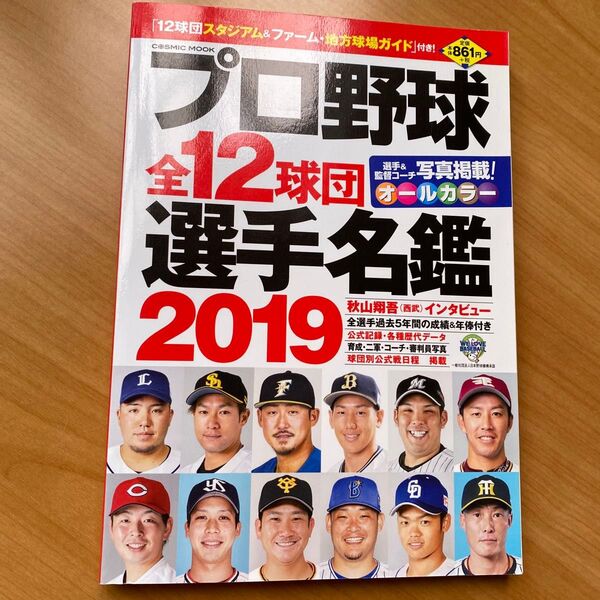 プロ野球全12球団選手名鑑 2019