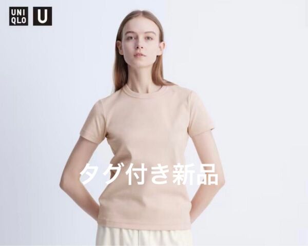 ◆ユニクロ/レディース/クルーネックT/クリストフ・ルメール ピンク Mサイズ tシャツ