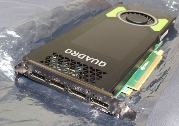 【動作確認済】NVIDIA Quadro M4000 / DP-DVI変換ケーブル4本付き