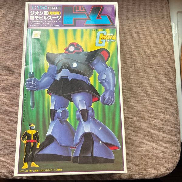 ドム 1/100 プラモデル 旧キット ガンプラ バンダイ 機動戦士ガンダム 未組み立て