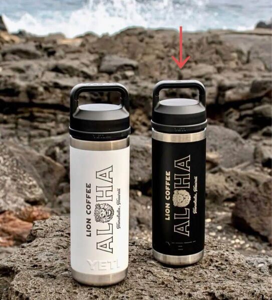 【新品 日本未発売】YETI ライオンコーヒー ステンレスボトル ブラック