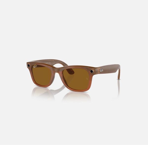 Ray-Ban Meta Wayfarer レイバン メタ 偏光 ブラウン 新品