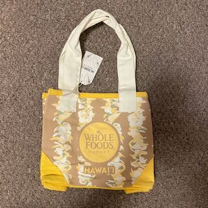 【ハワイ限定新作】Whole FoodsホールフーズミニトートバッグYELLOW