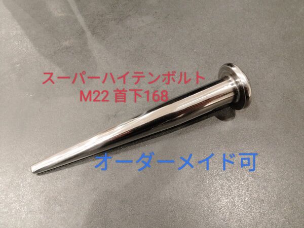 オーダー可 ボルシン M22 首下168 Sハイテンボルト 寄せポンチ