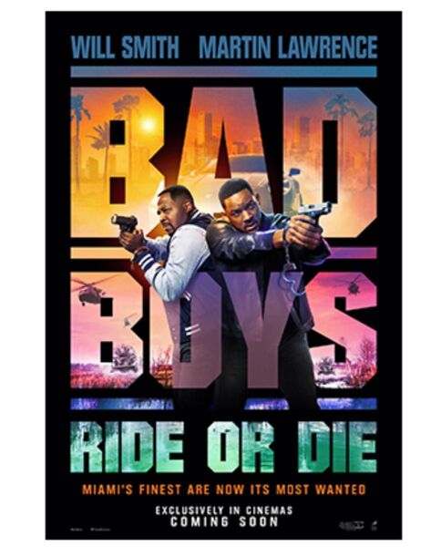『バッドボーイズ RIDE OR DIE』海外版ポスター