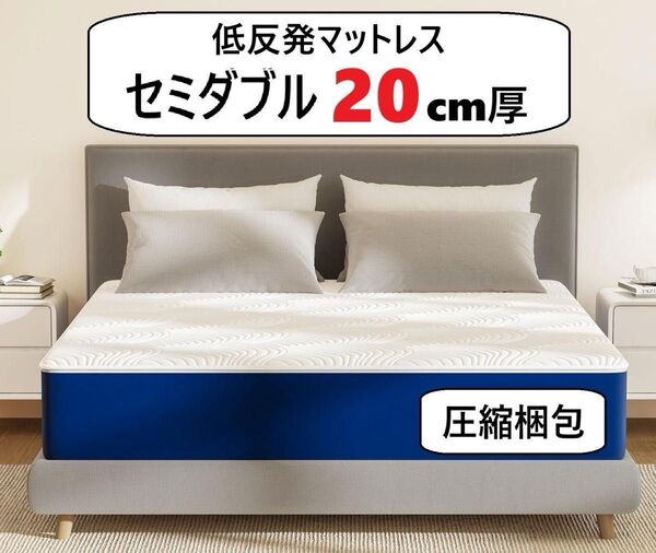 MOLPHIT 低反発マットレス セミダブル 20cm厚 抗菌・防臭 圧縮梱包