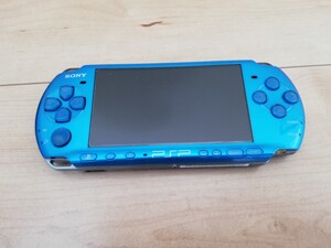 ソニー PSP-3000 ブルー ソフト2本セット ケース付