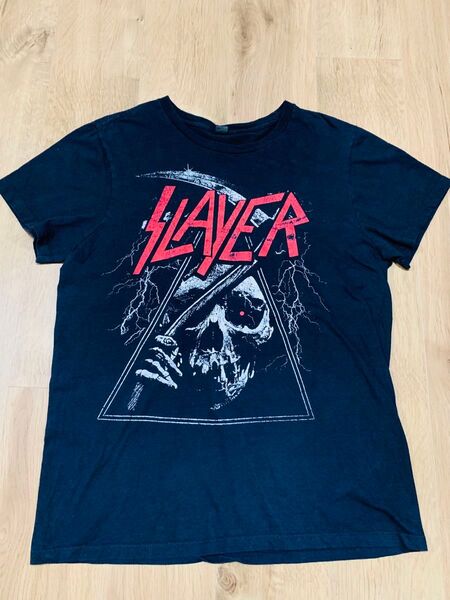 SLAYER Tシャツ 古着 バンドTシャツ サイズL ブラック