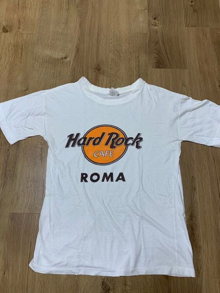 Hard Rock Cafe Tシャツ L ホワイト ROMA