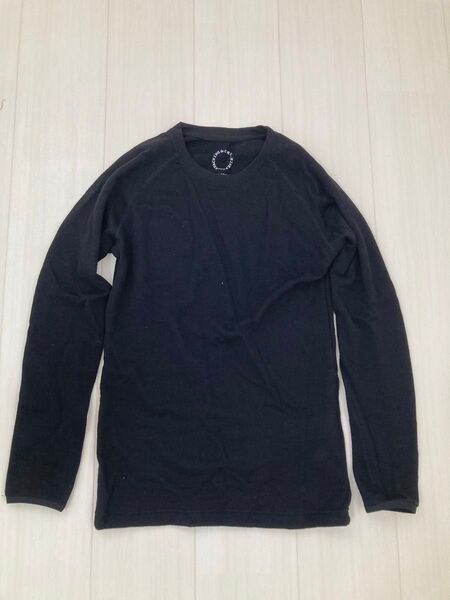 山と道 DF Mesh Merino Long Sleeve Black sサイズ 紙袋付き