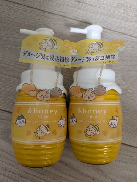 &honey アンドハニー ミルキー プレシャスEXリペア ヘアミルク3.0 ちいかわ アップルハニー 180g