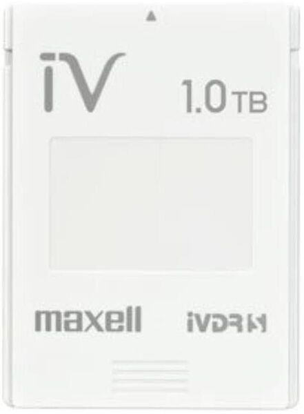 【未使用品】マクセル(maxell) M-VDRS1T.E.WH.K [カセットハードディスク アイヴィ 1TB 簡易パッケージ