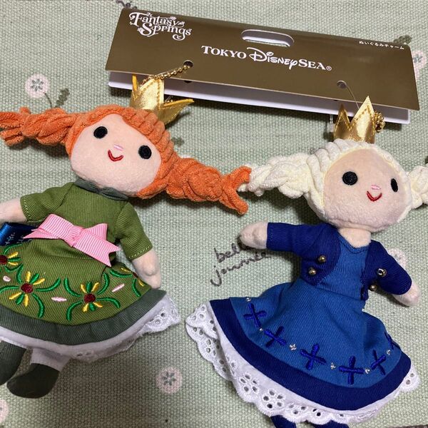 ディズニーシー アナ雪 ぬいぐるみストラップ