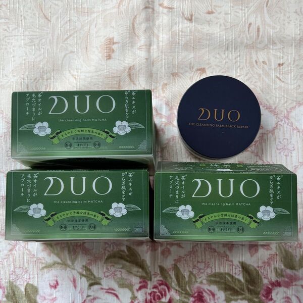 DUO デュオ ザ クレンジングバーム 抹茶 90g×3個 ブラック 18g×1個