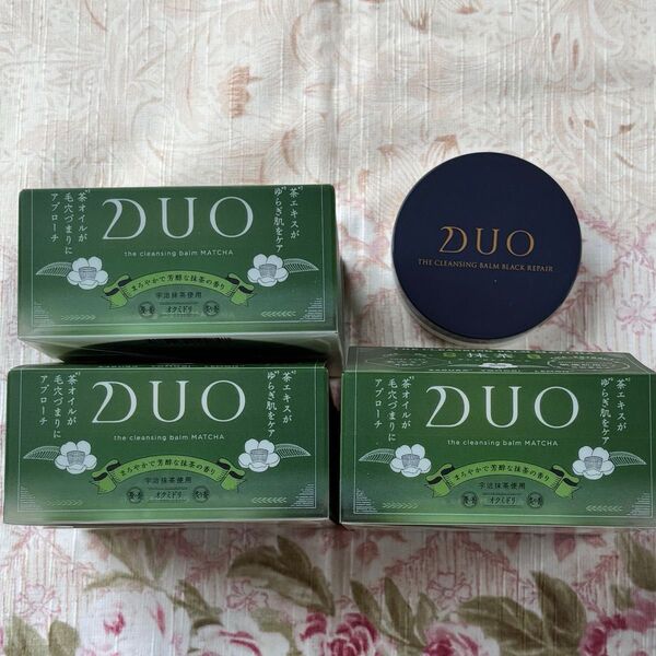DUO デュオ ザ クレンジングバーム 抹茶 90g×3個 ブラック 18g×1個