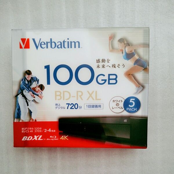 Verbatim バーベイタムBD-R XL 100GB 5枚入