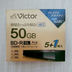 【新品未開封品】Victor ビクター BD-R DL 50GB 5+1枚入
