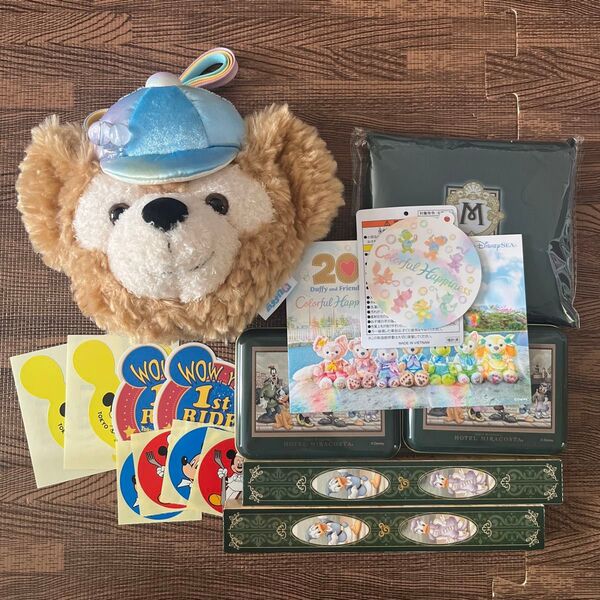 ダッフィー ショルダーバッグ バケパ限定 ディズニーシー ぬいぐるみ ポシェット