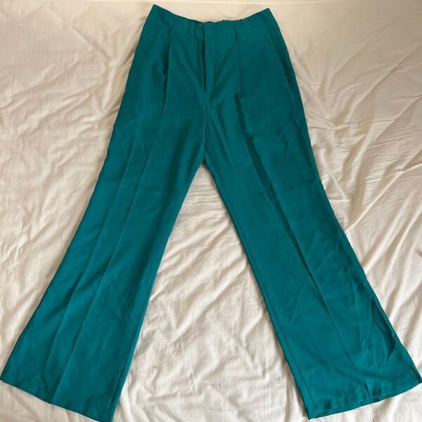 apres jour アプレジュール ズボン パンツ スラックス LL XL グリーン 緑