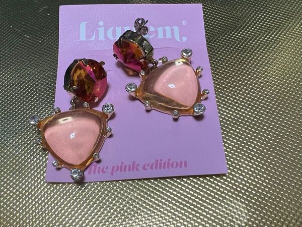美品 Liquem リキュエム カクテルピアス コスモポリタン