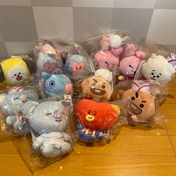【被りなし】 BTS BT21 一番くじ ぬいぐるみ 12種セット