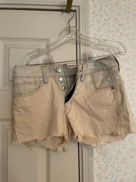 【American Eagle】未使用 ショートパンツ デニム ダメージ加工
