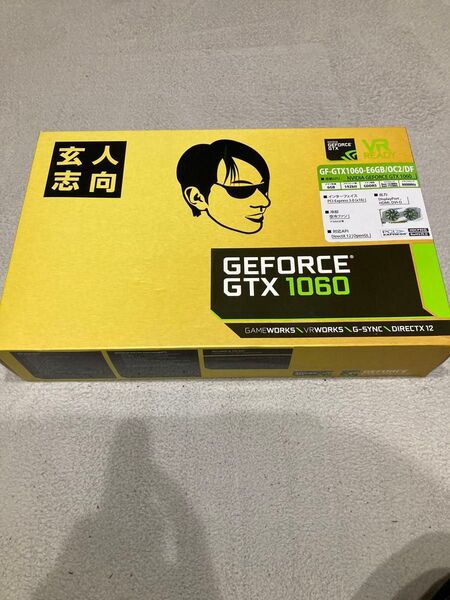 玄人志向 GTX1060 E6GB OC2 DF