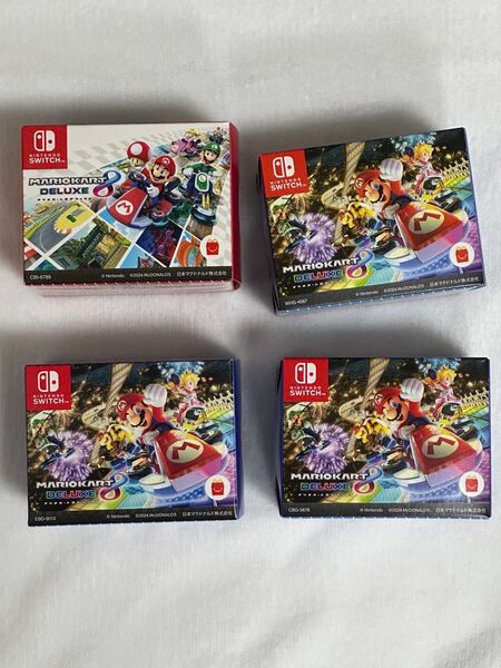 マクドナルド ハッピーセット マリオカート8 4種セット ピンクゴールドピーチ クッパ キノピオ キノピコ