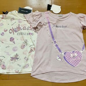 新品未使用 半袖Tシャツ 2枚セット 110cm