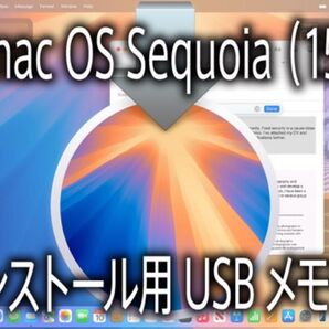 ☆OS X Sequoia(15) インストール用高速USBメモリー☆Apple Mac 再インストール可
