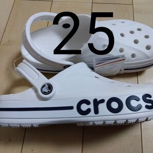 3【大人気早い者勝ち】新品タグ付 クロックスホワイト系 メンズ レディース25cm