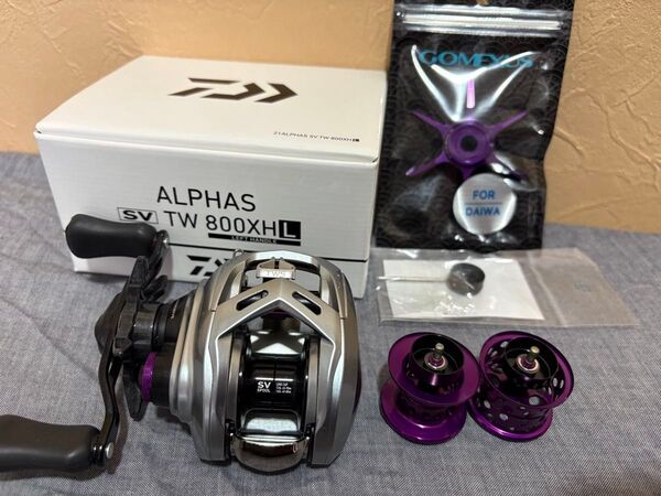 20アルファスsv tw 800 XHL KTF KAHEN NEO & フィネス スプール セット