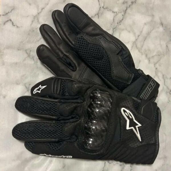 alpineStars MM93v2 エアグローブ Lサイズ バイクグローブ 本革 レザーグローブ