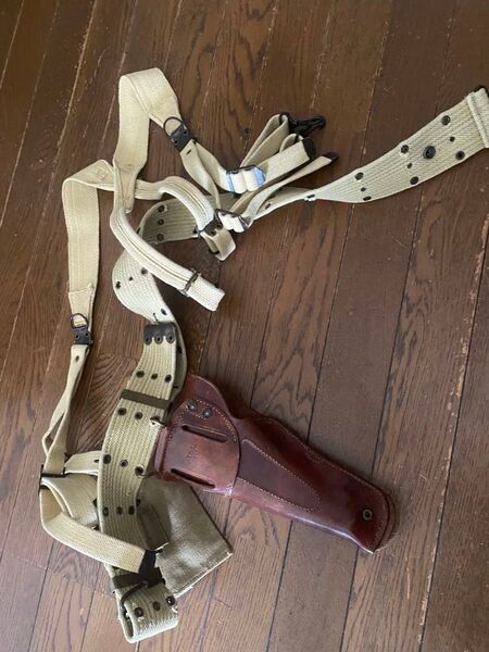 WW2米軍ベルト ホルスター セット ミリタリー
