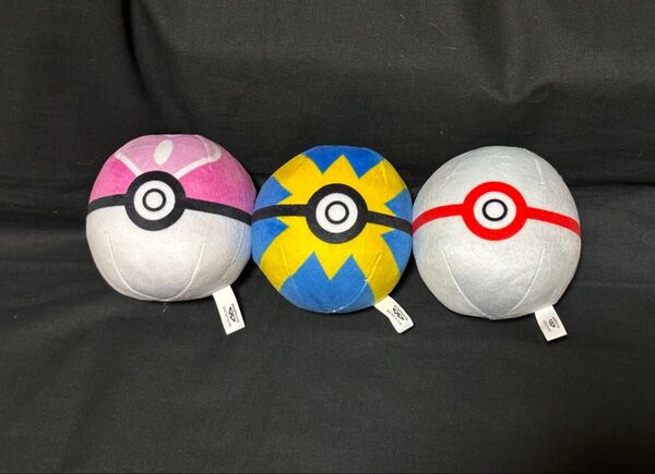 ポケットモンスター モンスターボールコレクション ぬいぐるみ 3点セット