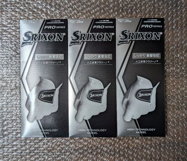 新品 3個セット スリクソン ゴルフグローブ GGG-S029