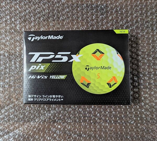 新品 テーラーメイド TP5x pix イエロー 2024年モデル 1ダース