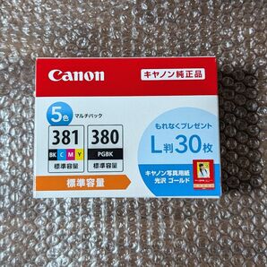 新品 キャノン 純正インク BCI-381+380/5MP