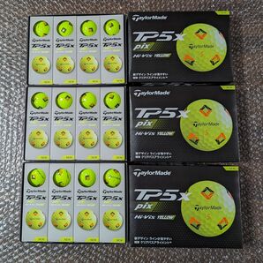 新品 テーラーメイド TP5x pix イエロー 2024年モデル 3ダース