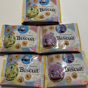 ディズニー 刺繍缶バッジ 未開封5個セット biscuit Disney