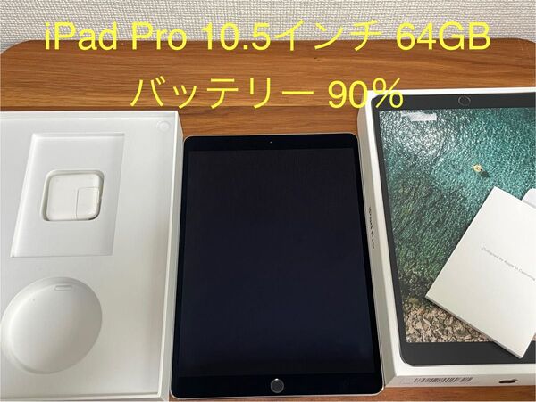 iPad Pro 10.5インチ Wi-Fi + Cellular 64GB スペースグレイ MQEY2J/A 動作確認済