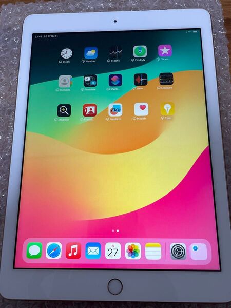 【美品 】iPad 第6世代 Wi-Fiモデル 32GB ゴールド MRJN2J/A A1893 動作確認済