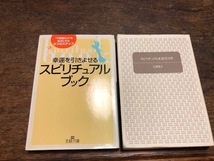 文庫本　2冊「スピリチュアルブック」「スピリチュアル生活12カ月」江原啓之　魂　幸運　人生_画像1