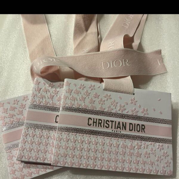 CHRISTIAN DIOR 紙袋2025春ver 桜サクラデザイン ギフトボックス